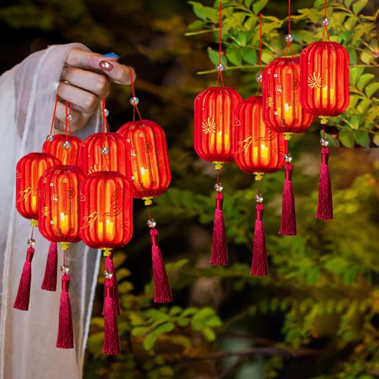 Mid-Autumn Festival Lantern DIY Kit Handmade Glowing Lantern Material Package Chinese Traditional Decoration for Kids Family Craft Activity