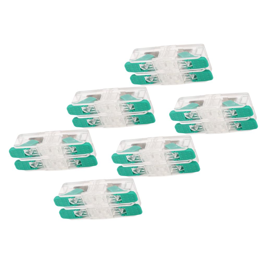 10Pcs 2 in 2 Out Wire Connector 0.5 to 6mm² Copper Contact Conductor Connector for Household Applian