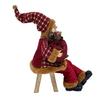 Boneca de Natal Figura do Papai Noel Decoração de Natal Estátua de Figura do Papai Noel para Festa de Ano Novo Exibição em Janela Mesa Casa