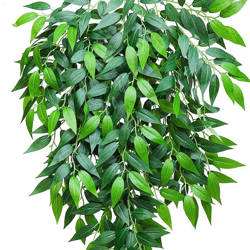 Artificial Desert Date Leaf Vine Indoor Decor Fake Greenery Wall Hanging Home Styling