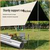 Portable Large Outdoor Canopy Tent: Thickened Sunshade & Sun Protection with Black Glue Oxford Cloth for Camping, Picnic, Beach & Gazebo.