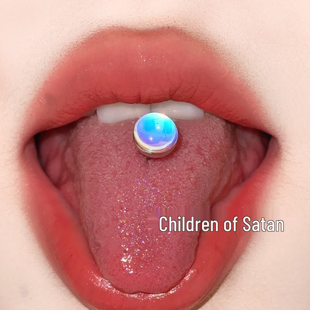 Satan's Child Tongue Stud: Basic Formula Bling for Hot Girls