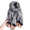 Scarf Women'S Winter Korean Version Classic Versatile Lengthened Imitation Cashmere Shawl Thickened Fashion Dual-Purpose Warm Scarf