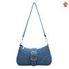 Premium Feeling Cowboy Canvas Bag Women 2025 New Hundred Chain Armpit Shoulder Bag
