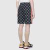Gucci Side Contrast Striped Jacquard Shorts For Men Blue Men's 474632-X9V05-4245