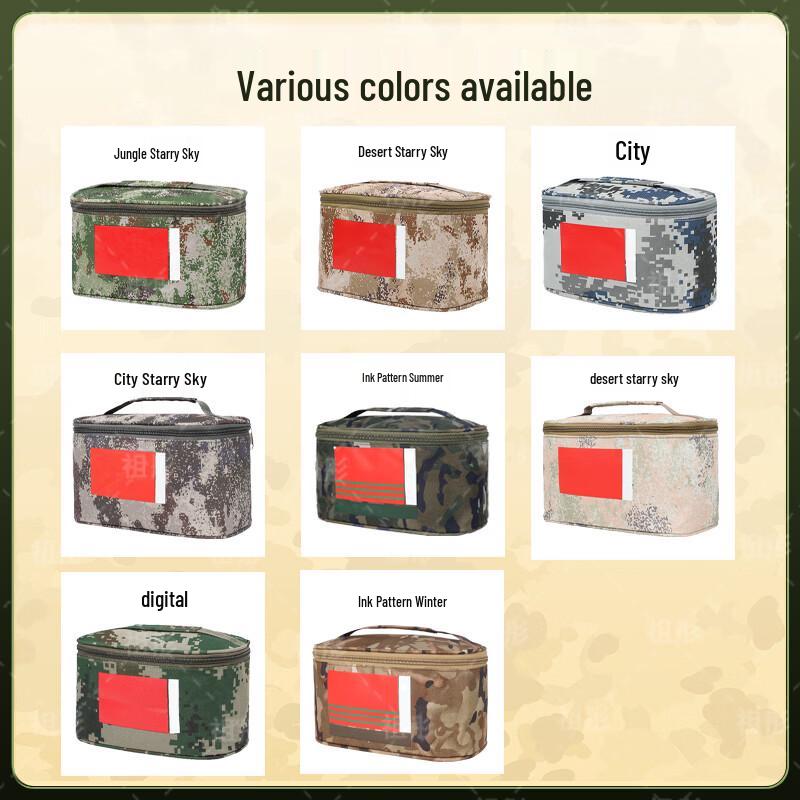 Portable Camouflage Travel Toiletry Organizer Bag