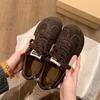 Women's round toe platform shoes satin material casual vulcanized shoes 2025 new style non-rubbing sports shoes