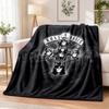 Guns N’ Roses Bedruckte Flanelldecke Warmer Komfort Tagesdecke für Innenbereich Heimdekoration