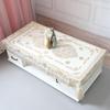 Waterproof, Heat-Resistant PVC Tablecloth - Oil-Proof, Wash-Free, European Style Rectangular Dining or Coffee Table Cover, Pastoral Design.