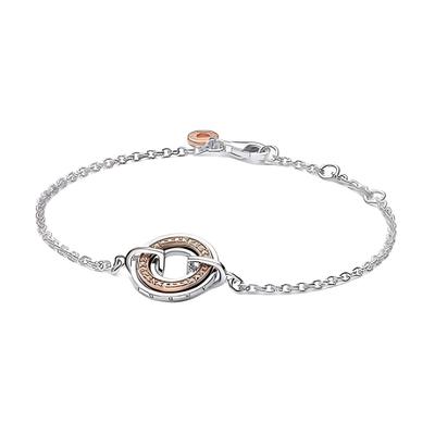 Pattern Design 925 Silver Bracelet Women Bracelet 582741C01