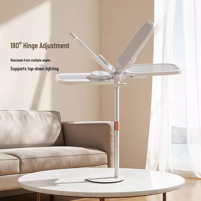 Live Streaming Soft Face Light with Desk and Floor Stand for Beauty and Photography