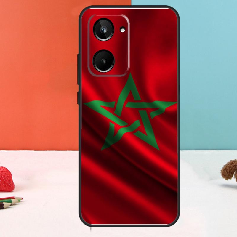 

Morocco Moroccan Flag For Realme 15 Pro 10 11 12 13 14 Pro Plus GT6 GT7 C65 C67 C63 C61 C55 C51 C53 C35 C75 Case Realme C31