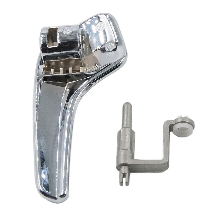 Aluminum Plated Plastic Stainless Interior Door Handle For Opel Corsa D 2006-2014 13297814 13297813 Left Right Doors