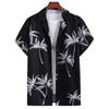 3D Printed Geometry Men's Shirts Loose Casual Fashion Button Short Sleeve Lapel Hawaiian Blouse Shirts for Summer Clothing