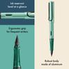 Lamy MINT Medium Fountain Pen with Ergonomic Grip and Polished Steel Nib Lightweight Aluminum Body Includes LAMY T10 Blue Cartridge AL-STAR - - - -