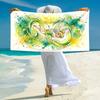 Lion Jungle Adventure Towel Large Quick-Drying Microfiber Soft S-Square Pants-s Beach Towel for Travel Fitness Bathing Camping. 0730s150