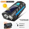 Bicycle Headlight with Horn 130DB Horn Solar Charging Ultralight Bike Headlight MTB Road Bike Front Lamp Flashlight Bike Light