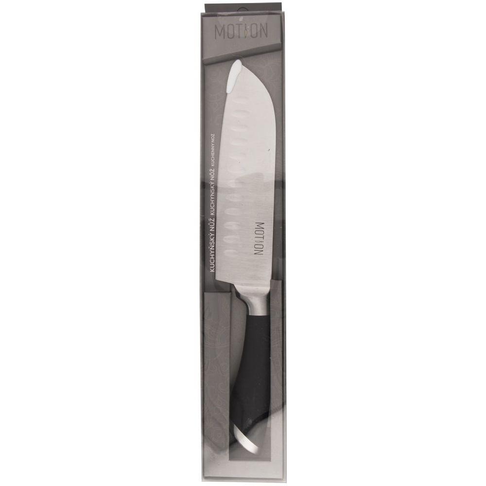 Steel Santoku knife MOTION 31 cm