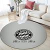 FC Bayern München Round Area Rug,Carpet Rug for Living Room Bedroom Sofa Playroom Decor,Non-slip Floor Mat