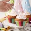 4 PCS Sprinkles Tool for Cake Decorating, Stainless Steel Cake Tweezers, Pearl Piercing Ball Grabber Tweezers for Cookie Cupcake
