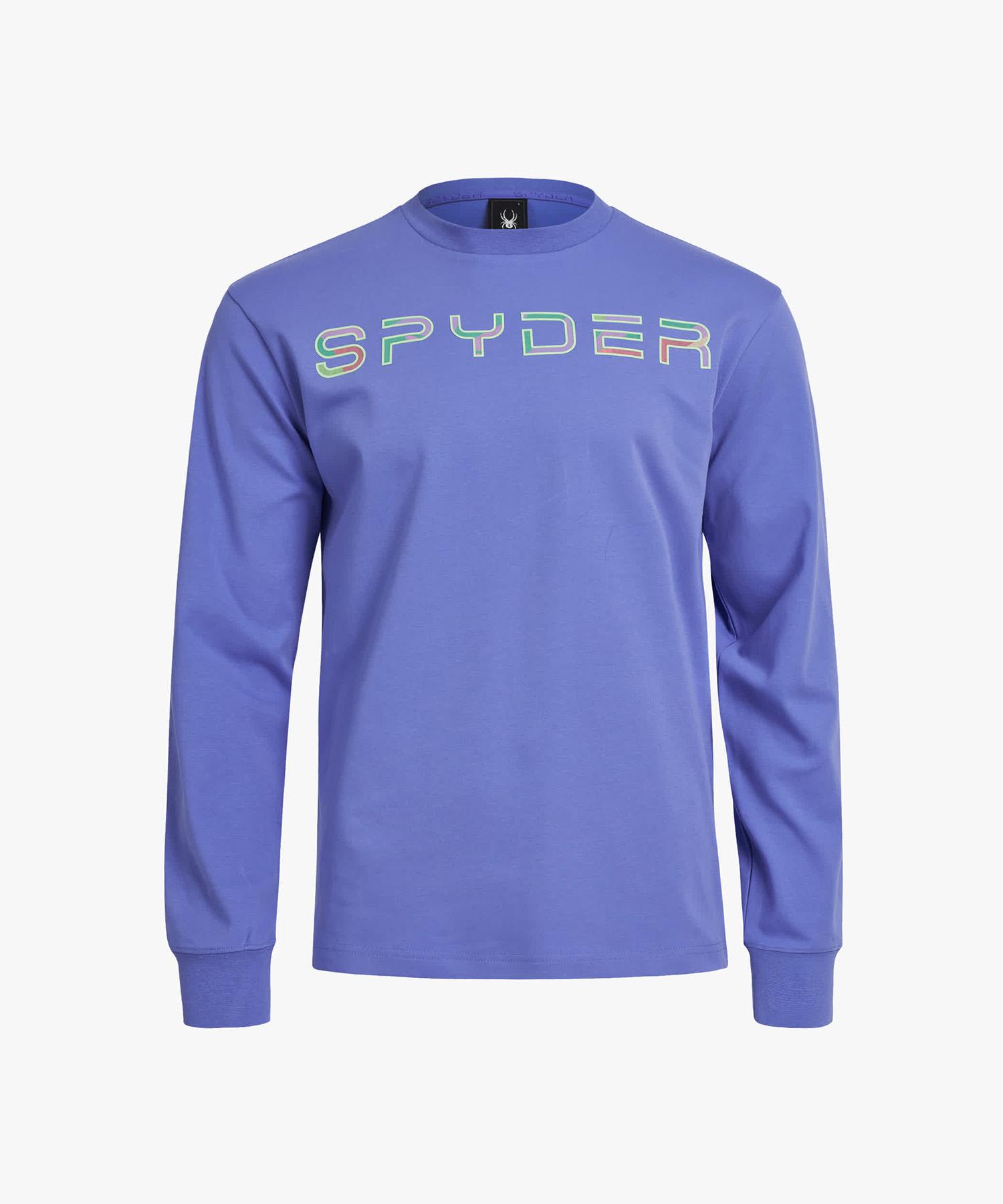 Spyder Unisex Lettering Logo Long Sleeve Sphpcnrl306Udbl Blue/090