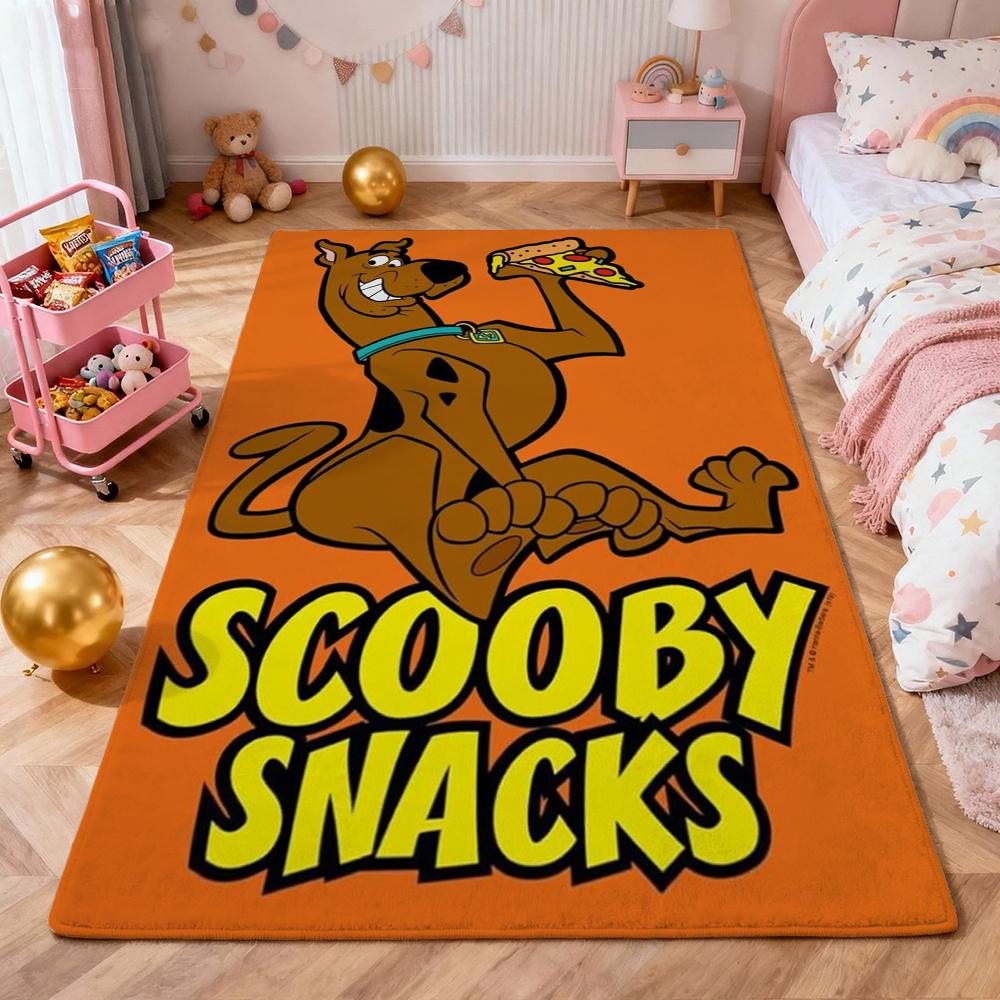 Scoobydoo Spooky Mystery Adventure Indoor Rug Nonslip Easyclean Carpet For Entryway Hallway Balcony Home Party Decor New Year Gift