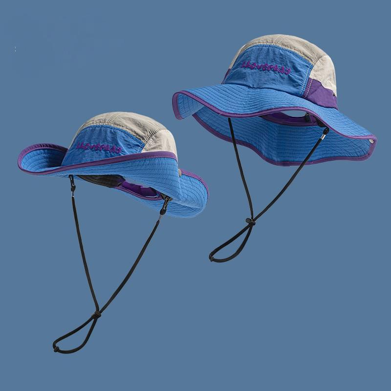 Sun Protection Bucket Straw Hat Colorful Quick Dry For Men Women Ideal For Outdoor Hiking Camping Fishing Summer Activities
