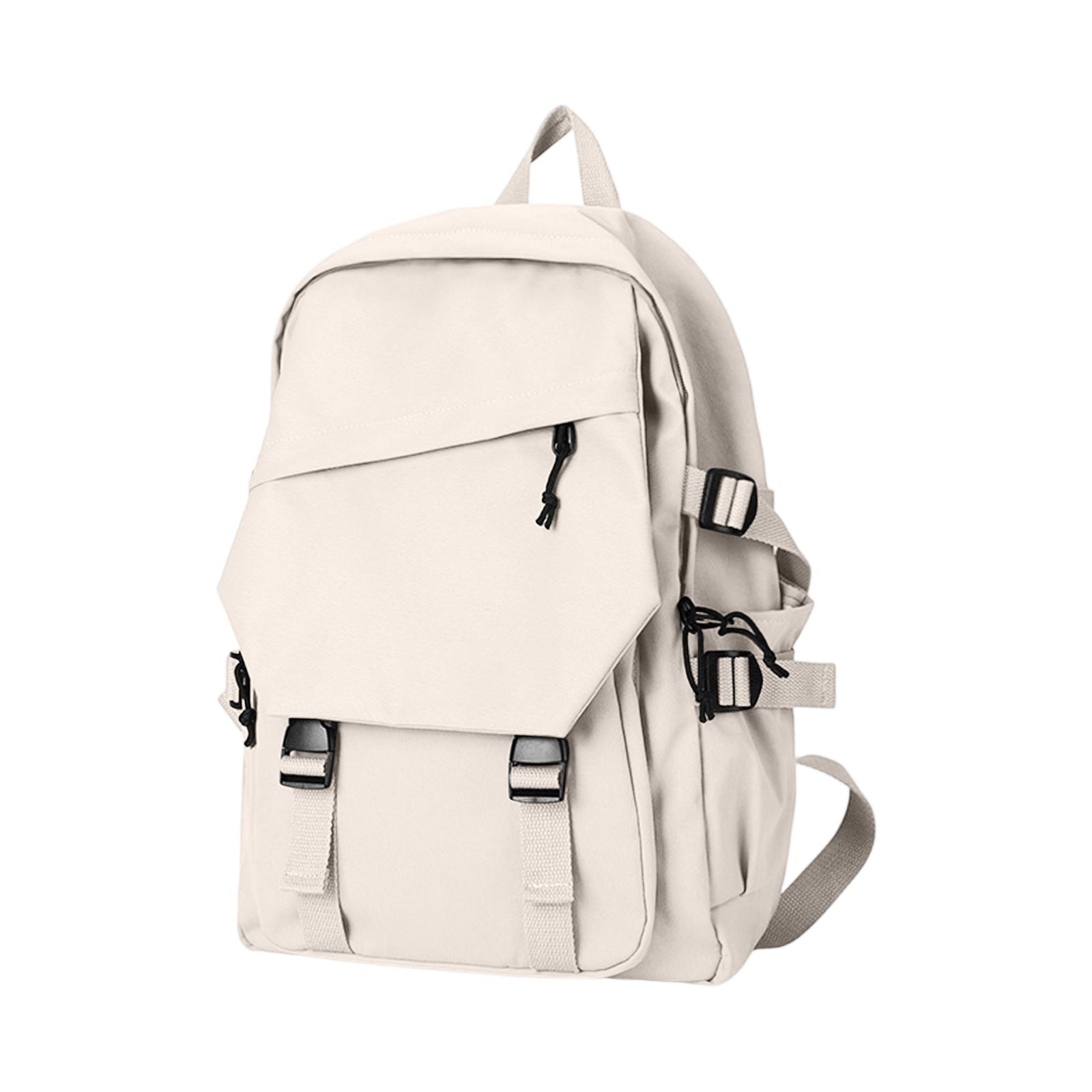 

Large Capacity Casual High School Student Backpack For Business Trips, Travel And Commuting One Size бежевый