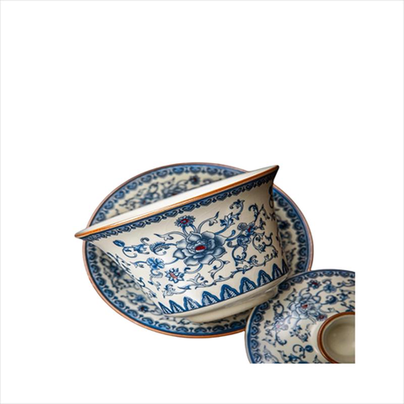 Lainuo Chinese Ru Kiln 8-Cup Tea Ceremony Set