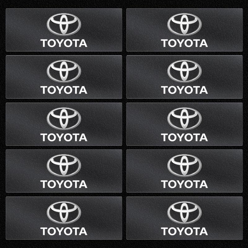 

Новая наклейка на интерьер автомобиля Наклейки на центральную консоль Эмблема Значок для Toyota TRD Gr Logo Corolla Chr Avensis Yaris Camry Racing toyota 10pcs