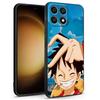 Case for Honor 200 400 Lite 8X X9a X7 90 X5b X8 X6 70 Magic5Lite Black Soft Phone Cover One Piece Luffy Boa·Hancock