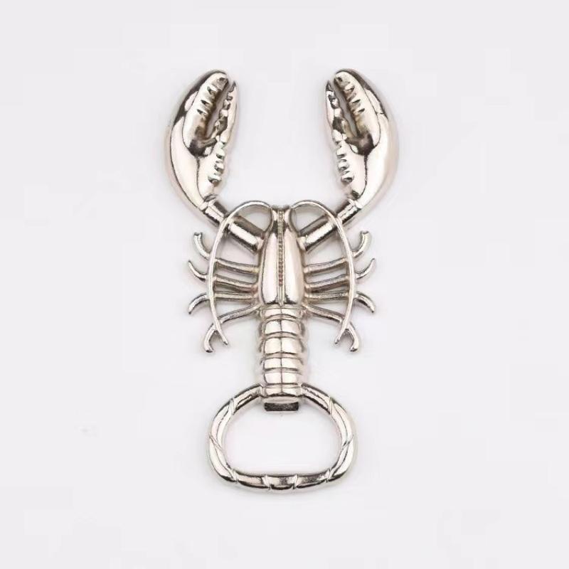 Heavy Duty Multifunctional Metal Lobster Corkscrew Bottle Opener Creative Jar Opener for Home Bar Commercial Occasions