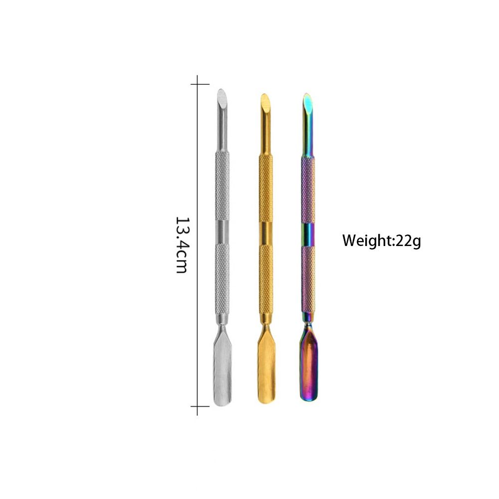 Inclined Plane Russian Steel Push Double-ended Dead Skin Push Manicure Tool  Manicurist