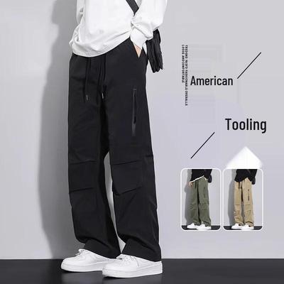 VUUG Men's Outdoor Cargo Straight-Leg Pants