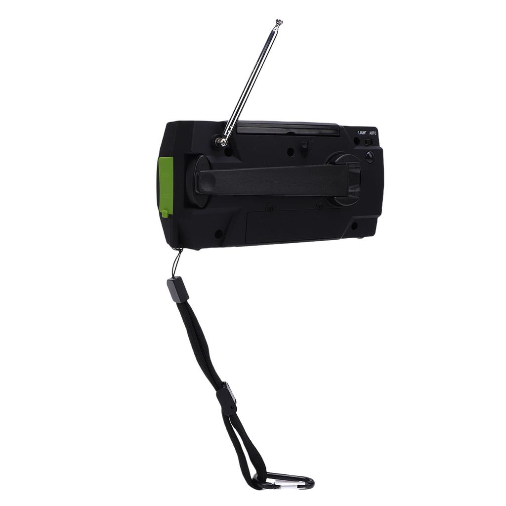 FM AM Emergency Radio 4000mah Hand Crank Solar Portable Radio with LED Flashlight Motion Sensor Reading Lamp Power Bank for Outdoor