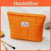 Multifunctional Urban Minimalist Cosmetic Bag In Solid Colors For Travel With Polyester Lining