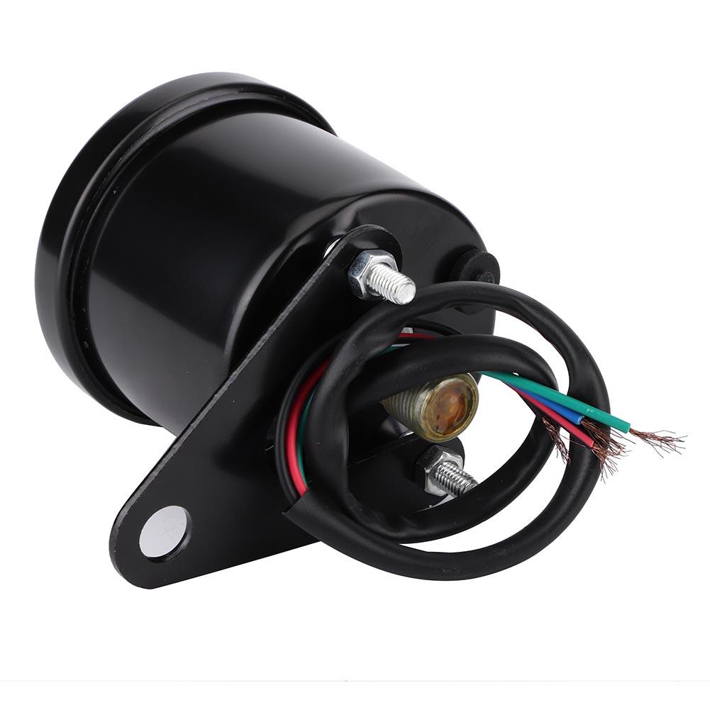 Universal Motorcycle LED Digital Speedometer Tachometer Speed Gauge Oil Level Meter Black