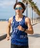 DEUXFISHING Functional Running Singlet - Mta_7005