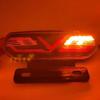 Motorcycle Rear Lights LED Motorcycle Brake Light ATV Tail Light Motorbike Stop Turn Signal Direction Indicator Blinker