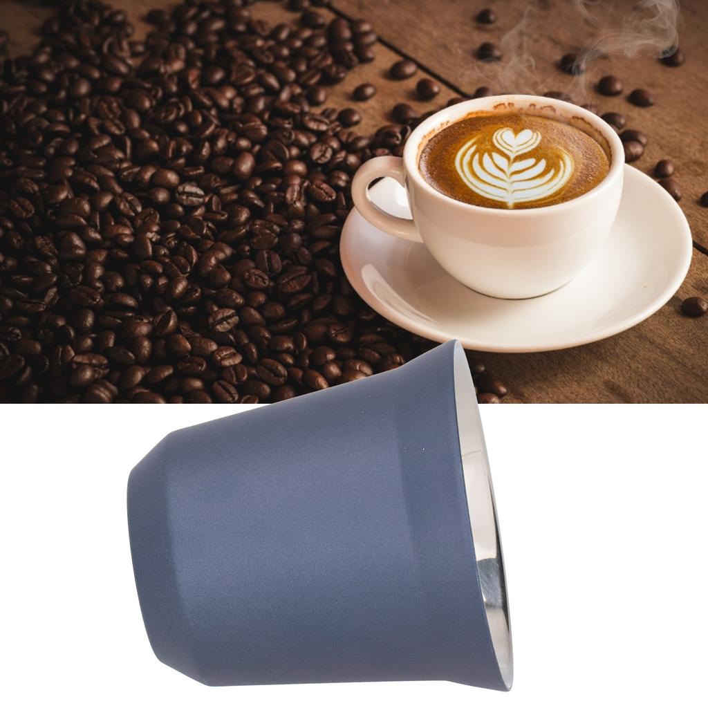 Stainless Steel Coffee Cup Double Wall Insulated Drinking Cup Mug for Home Coffee Shop 80ml