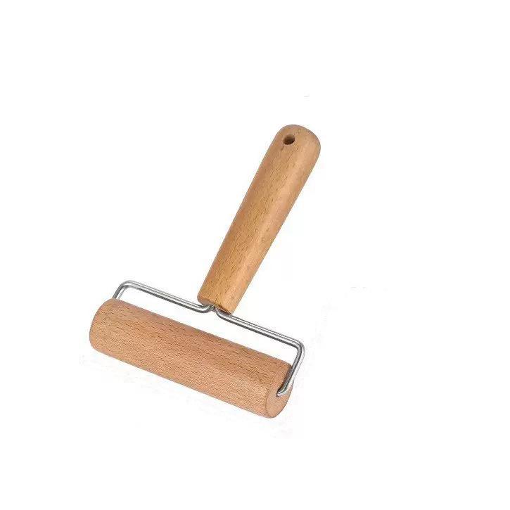 Beech Wood Double-Ended Rolling Pin for Dough, Dumplings & Baking