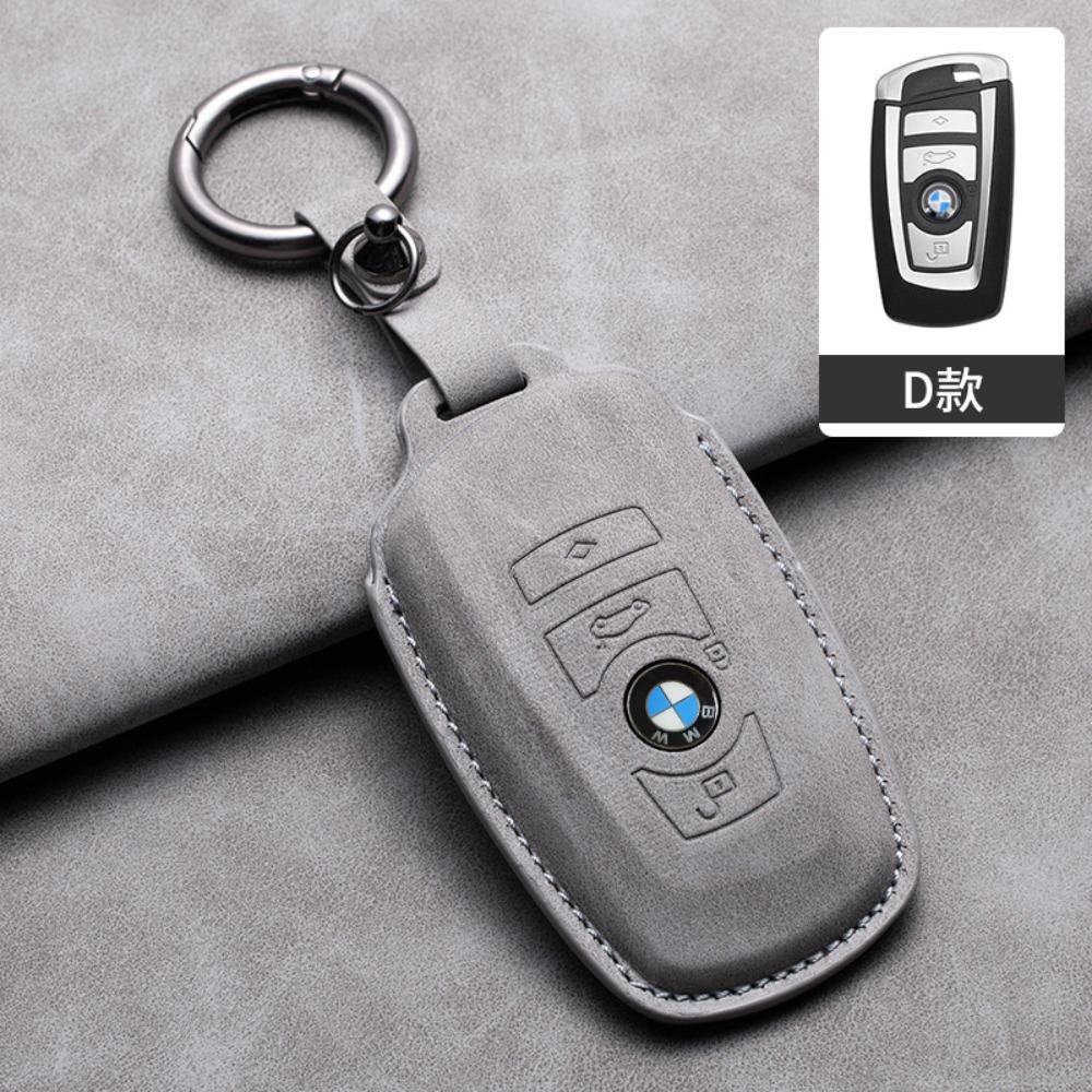 For BMW Key Cover for 5 Series 3 Series 525li 530 X1 X3 X4 X5 118i Hollow Design Protective Shell with Blade Keychain