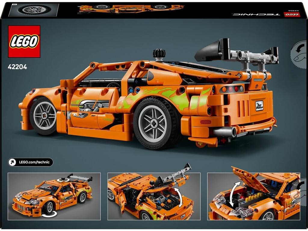 LEGO Constructor Technic – Mașină – Fast and Furious Toyota Supra MK4 (42204)