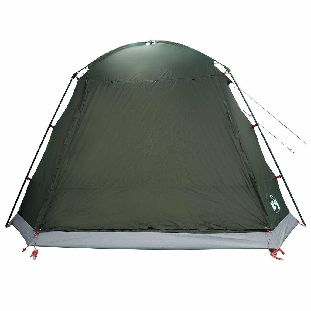 Cabin Tent with Roof Army Green 12 Person Polyester and Steel