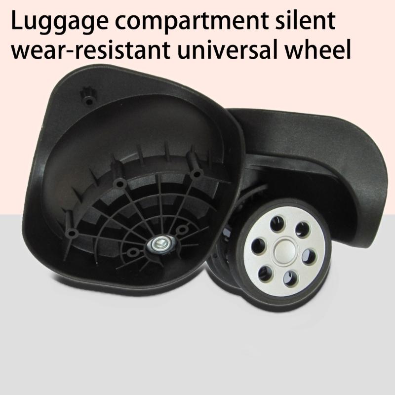 1 Pair A191 Replacement Luggage Wheels Repair Accessories Universal Luggage Wheel for Travel Suitcase Luggage