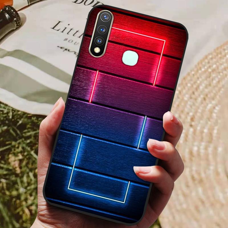For Vivo Y19 Case Silicone Cover For Vivo 1915 Y19 Y 19 Case 6.53'' Soft TPU Silicon Phone Back Protective Bumper Shells Coque