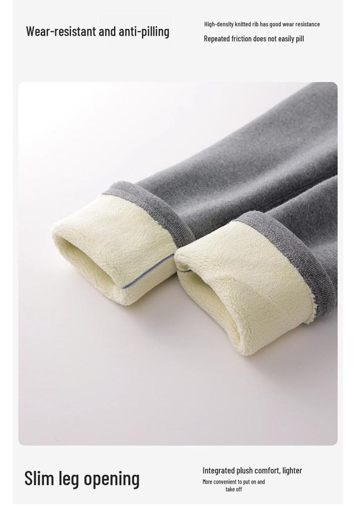 Women's Lambswool Leggings 2025: Plus Velvet Thick, Warm Cotton Pants for Plus-Size & Chubby Girls - Autumn/Winter.