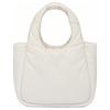Prada Enamel Triangle Logo Magnetic Closure Soft Lambskin Mini Handbag Women handbags White 1BA359_2DYI_F0009_V_OVO
