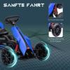 Go Kart Pedal Go Kart Reverse and Forward Gear, for Children from 3 to 8 Years, Blue