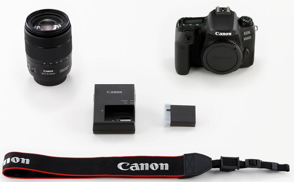 Canon EOS 9000D Digital SLR Camera with IS USM Lens Kit EF-S 18-135mm F/3.5-5.6 (EOS9000D-18135ISUSMLK)